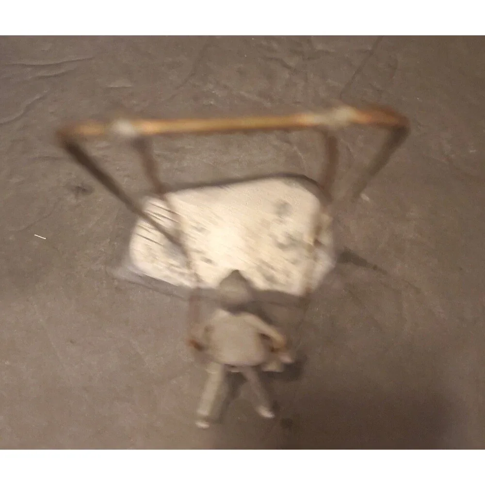 Pewter Girl On Swing Signed by Hunter 1960's Vtg Collectible Sculpture Decor USA